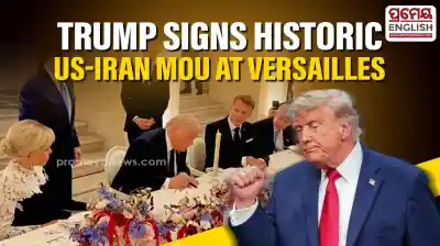 Donald Trump Signs Historic US-Iran MoU at Versailles To Lower Global Energy Prices Immediately