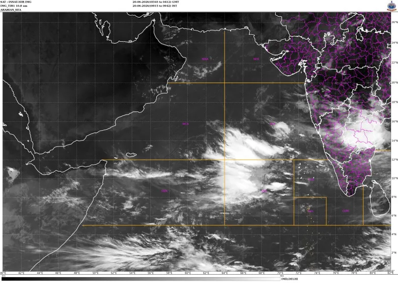 Monsoon relief as cloud activity resumes over Central States 