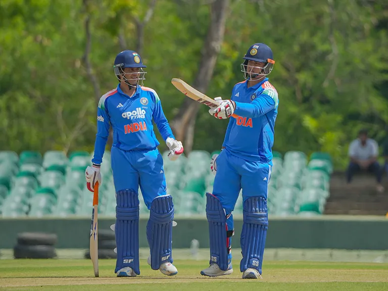 Teenage Sensation Vaibhav Sooryavanshi Smashes 29 Ball 94 to Win India Tri Series Trophy