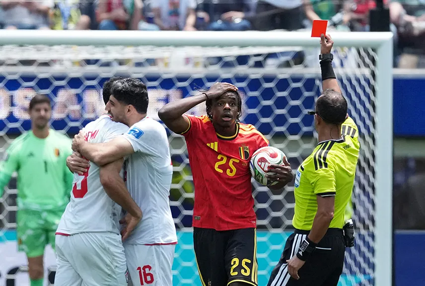 Iran holds ten man Belgium to dramatic scoreless draw in tight World Cup Group G clash