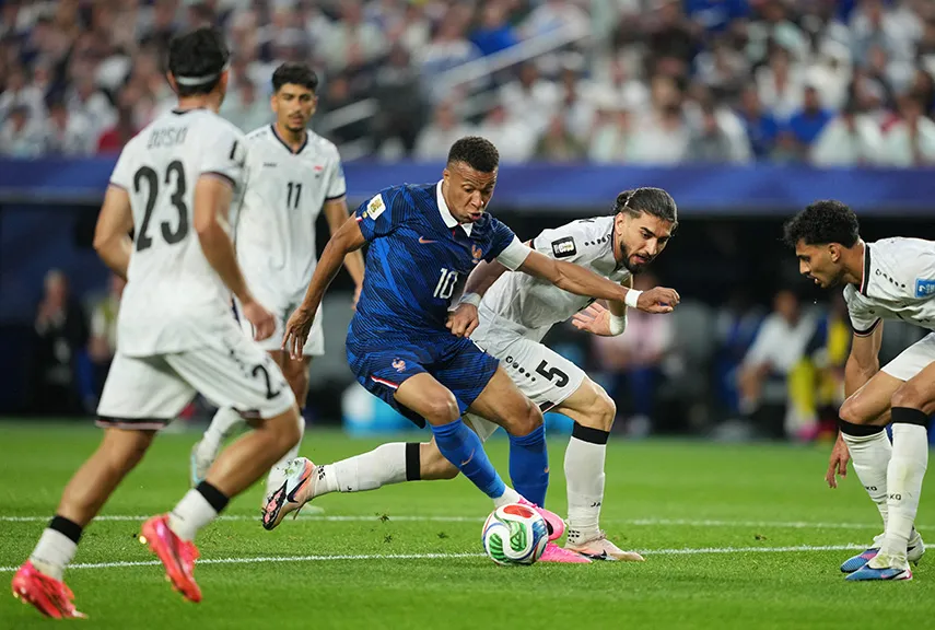 Kylian Mbappe matches historic milestone while dominant France thumps Iraq three nil