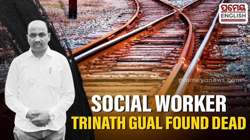 Noted social worker Trinath Gual found dead near Railway Track in Jharsuguda

