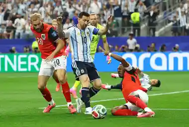 Lionel Messi shatters scoring records against resilient Austrian defenders