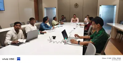 Revenue secretary reviews progress of Haridaspur–Vizianagaram fourth railway line project