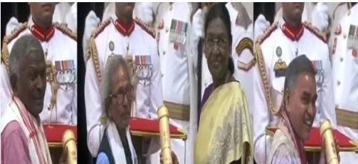 President Droupadi Murmu Confers Padma Awards; Three Eminent Personalities from Odisha Honoured