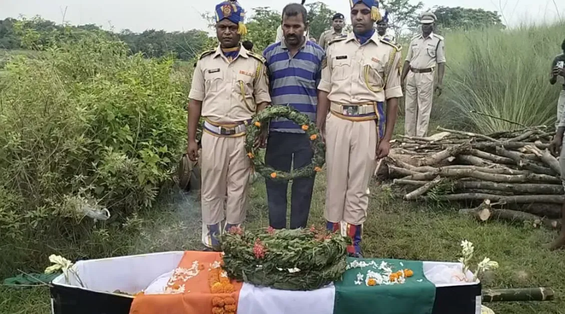 CRPF Jawan Ramchandra Soren laid to rest with full state honours in Mayurbhanj

