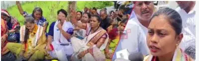 Odisha: Sarpanch Chameli Ojha Launches Dharna Demanding Arrest of Accused