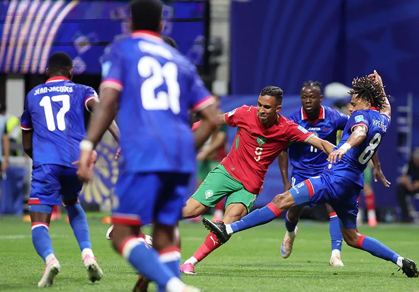 Morocco fights back twice against Haiti to lock in thrilling knockout berth