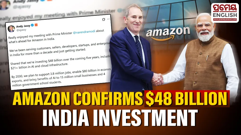Amazon confirms USD 48 billion investment in next 4 years in India