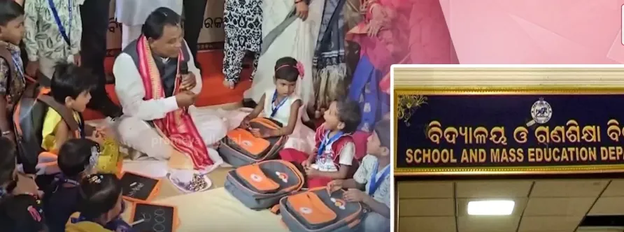 Free school bags for Sishu Vatika to Class III students in Odisha