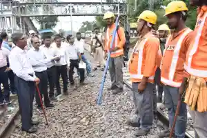 Odisha: ECoR General Manager inspects Titlagarh-Muniguda Section, directs timely completion of rail infra projects  