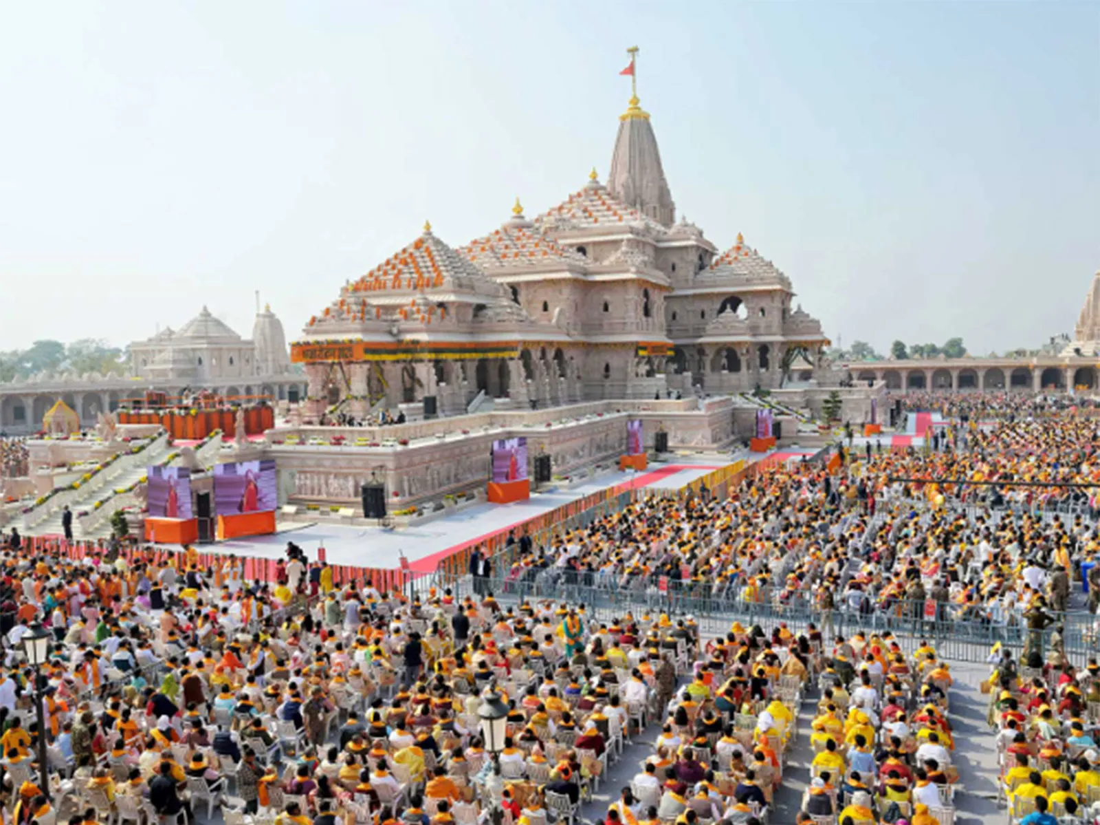 Ram Janmabhoomi Trust  accepts resignations of Champat Rai and Anil Mishra