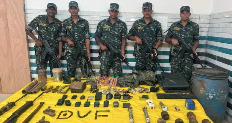 Major Maoist arms haul in Malkangiri, third cache recovered this month