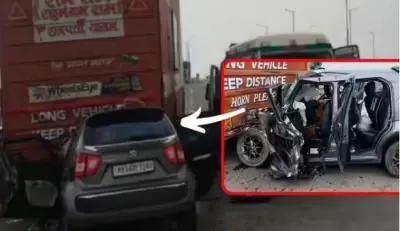 Car hits parked container at Maha’s Amravati, 5 members of a family killed