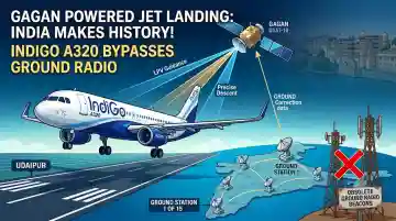IndiGo Completes Historic Udaipur Jet Landing Guided Entirely By Indian Space Satellites