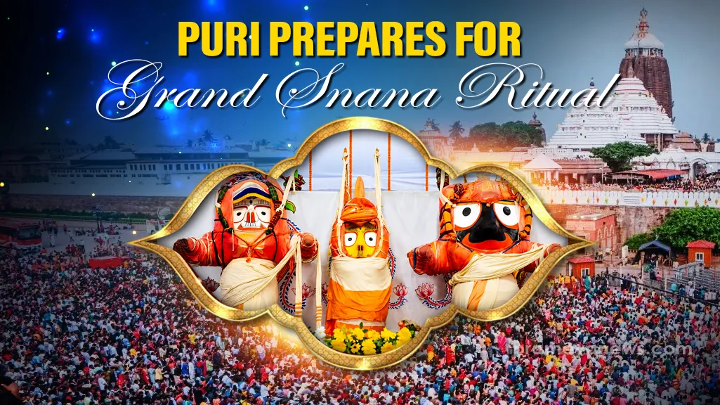 In pictures: Puri gears up for the grand Deva Snana Purnima ritual