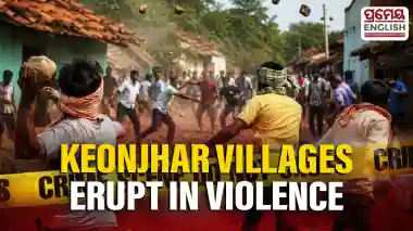 Boundary dispute between two Keonjhar villages turns violent; several injured in stone-pelting clash