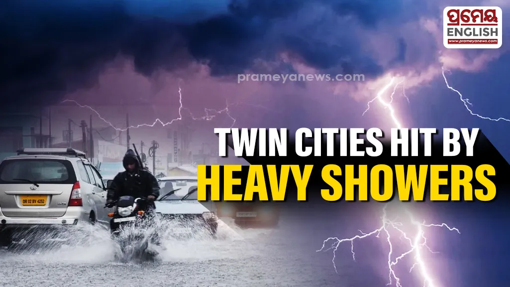Odisha: Heavy morning showers drench twin cities

