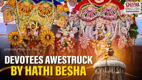 Devotees left spellbound on witnessing Hathi Besha of the holy trinity: WATCH