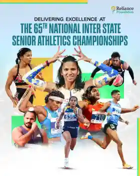 Reliance Foundation athletes deliver plenty of hits at Inter State Athletics Championships