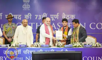 Amit Shah chairs 73rd Plenary Meeting of the North Eastern Council in Shillong