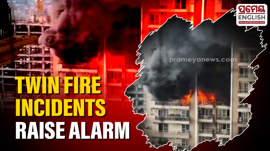 Dual fire incidents trigger emergency response across Noida sectors