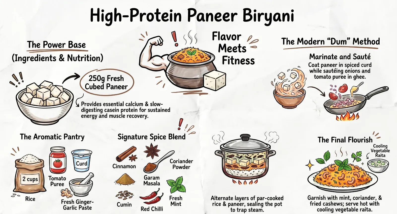 Why fitness enthusiasts are secretly obsessed with this high protein paneer biryani bowl