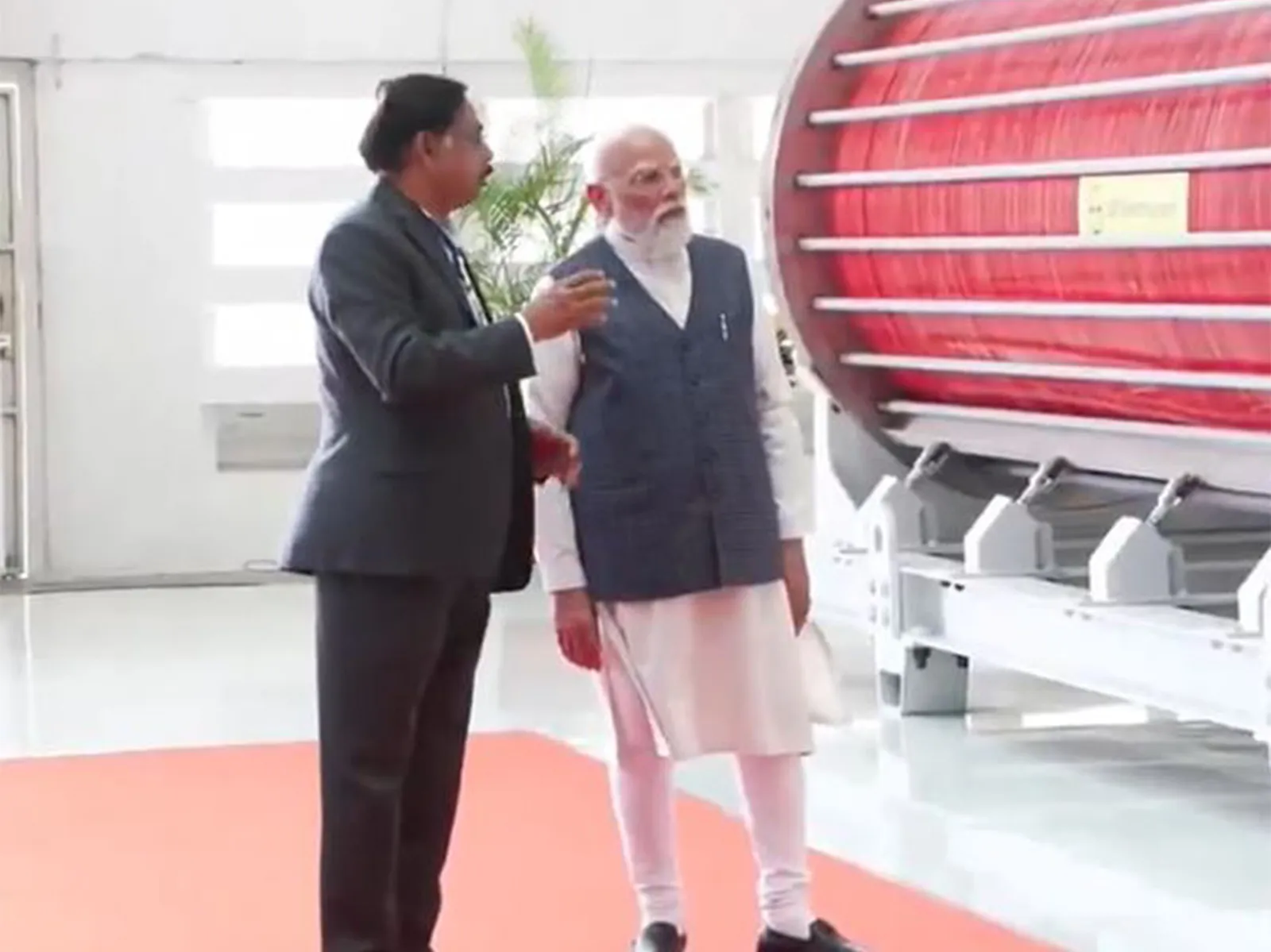 PM Modi inspects L&T's Armed Systems Complex in Surat, reviews key defence projects
