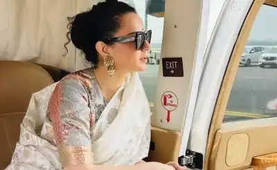 Kangana Ranaut arrives in Bhubaneswar for ‘Bharat Bhagya Vidhata’ premiere, joins tree-planting drive