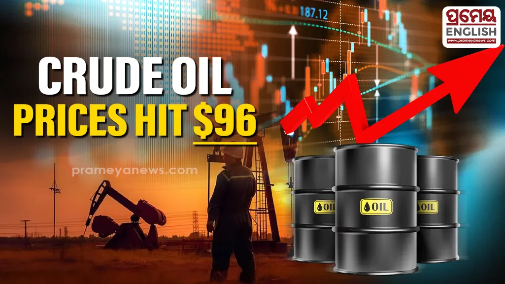 Global Crude Oil Prices Surge Past $96 As Escalating Israel and Lebanon Conflict disrupt Markets