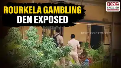 Major police raid on alleged gambling network in Rourkela; cash, gold & documents seized