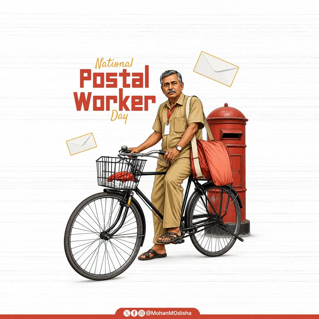 CM Mohan Majhi salutes postal workers on National Postal Worker Day