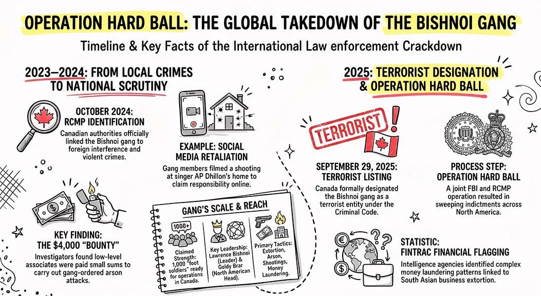 Inside the international crackdown on Bishnoi gang that led to two dozen swift arrests