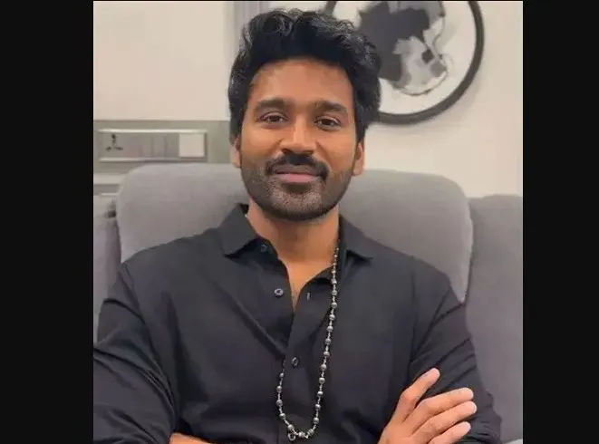 Dhanush rides an elephant, holds vel in 'Thamizh Murugan' first look