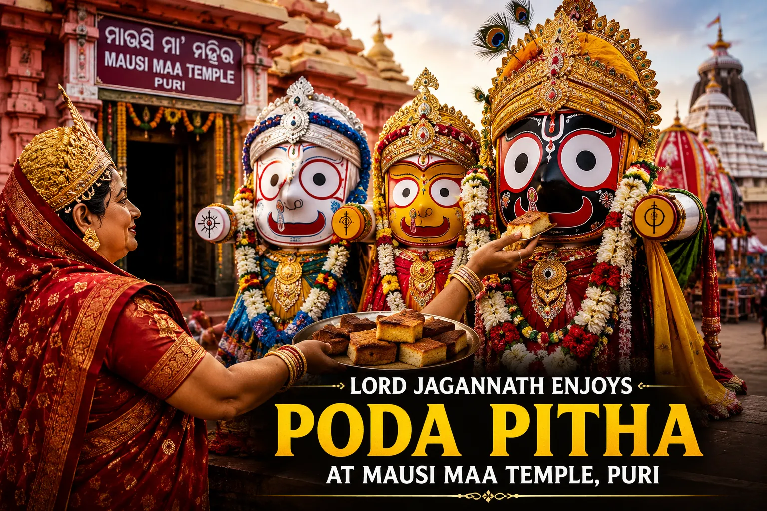 The Sacred promise behind Lord Jagannath’s Poda Pitha tradition