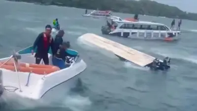 Search efforts escalate after tourist vessel carrying Indians overturns off Phu Quoc Island in Vietnam