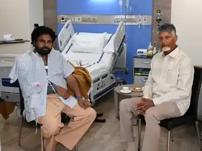 Pawan Kalyan undergoes shoulder surgery; CM Naidu visits him in Mumbai