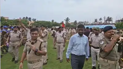 Odisha Police conducts chariot-pulling mock drill ahead of Puri Rath Yatra