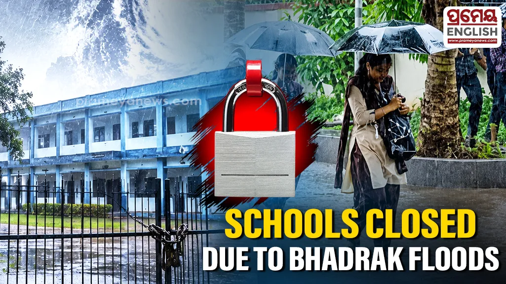 Heavy rain batters Bhadrak, schools shut as low-pressure system triggers flooding

