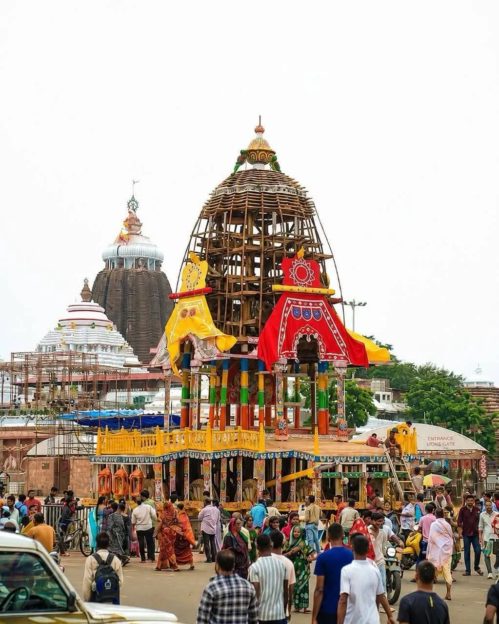 Puri glitters in festive decor ahead of Lord Jagannath's Rath Yatra; see pics