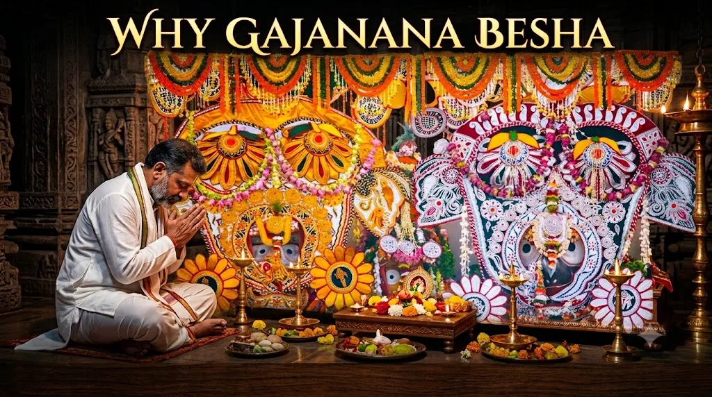 Why Lord Jagannath appears as Gajanana Besha on Snana Purnima


