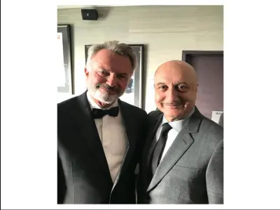 "Some human beings touch you with their presence": Anupam Kher remembers Hollywood star Sam Neill as "extraordinary artist"