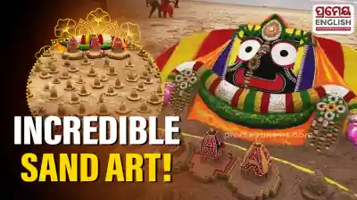 Sudarsan Pattnaik marks Rath Yatra with 100 intricate miniature sand chariots
