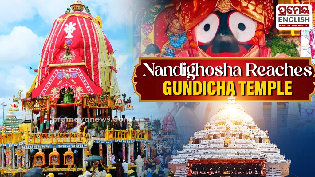 Nandighosha reaches Gundicha temple as Puri Gundicha yatra concludes

