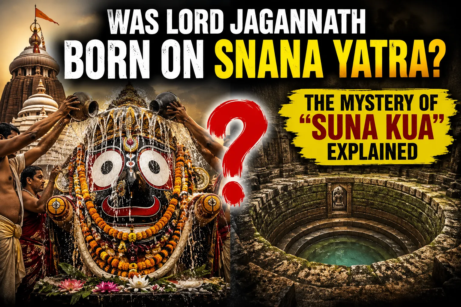 Was Lord Jagannath born on Snana Yatra? The mystery of “Suna Kua” explained