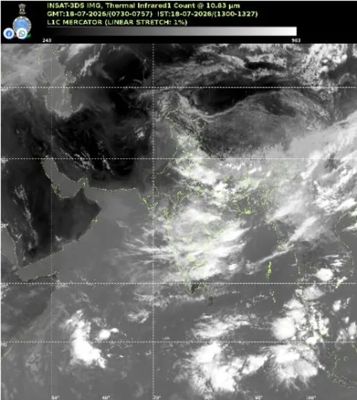 Heavy rains batter Odisha and coastal states while northern Indian plains face severe dry heat