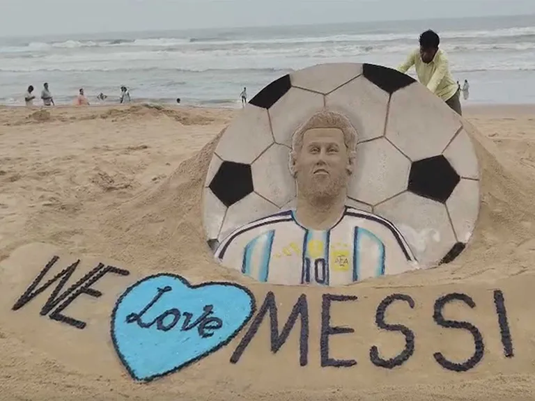 Odisha Beach Transforms Into Football Heaven As Sudarsan Pattnaik Crafts Stunning World Cup Art