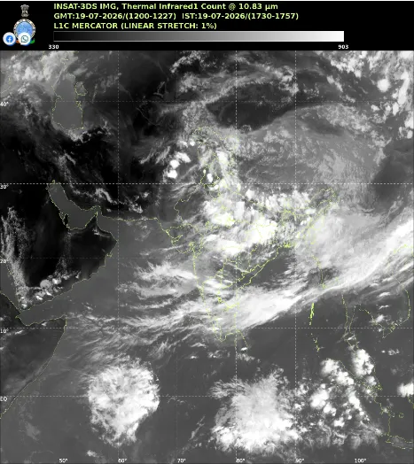 Heavy Showers Expected Across Indian Plains Next Week Ending Dry Spells
