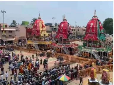 Thousands of devotees throng Gundicha Temple on fourth day of Puri Rath Yatra