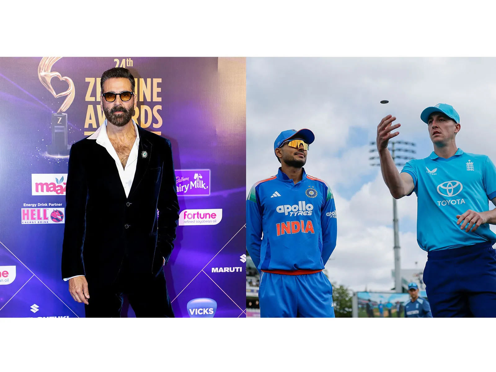 Akshay Kumar spotted sporting white beard at India vs England series decider match at Lord's